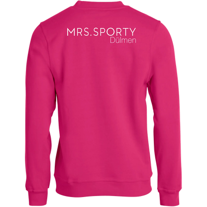 BIGTIME Mrs Sporty | Pullover magenta Damen Rücken