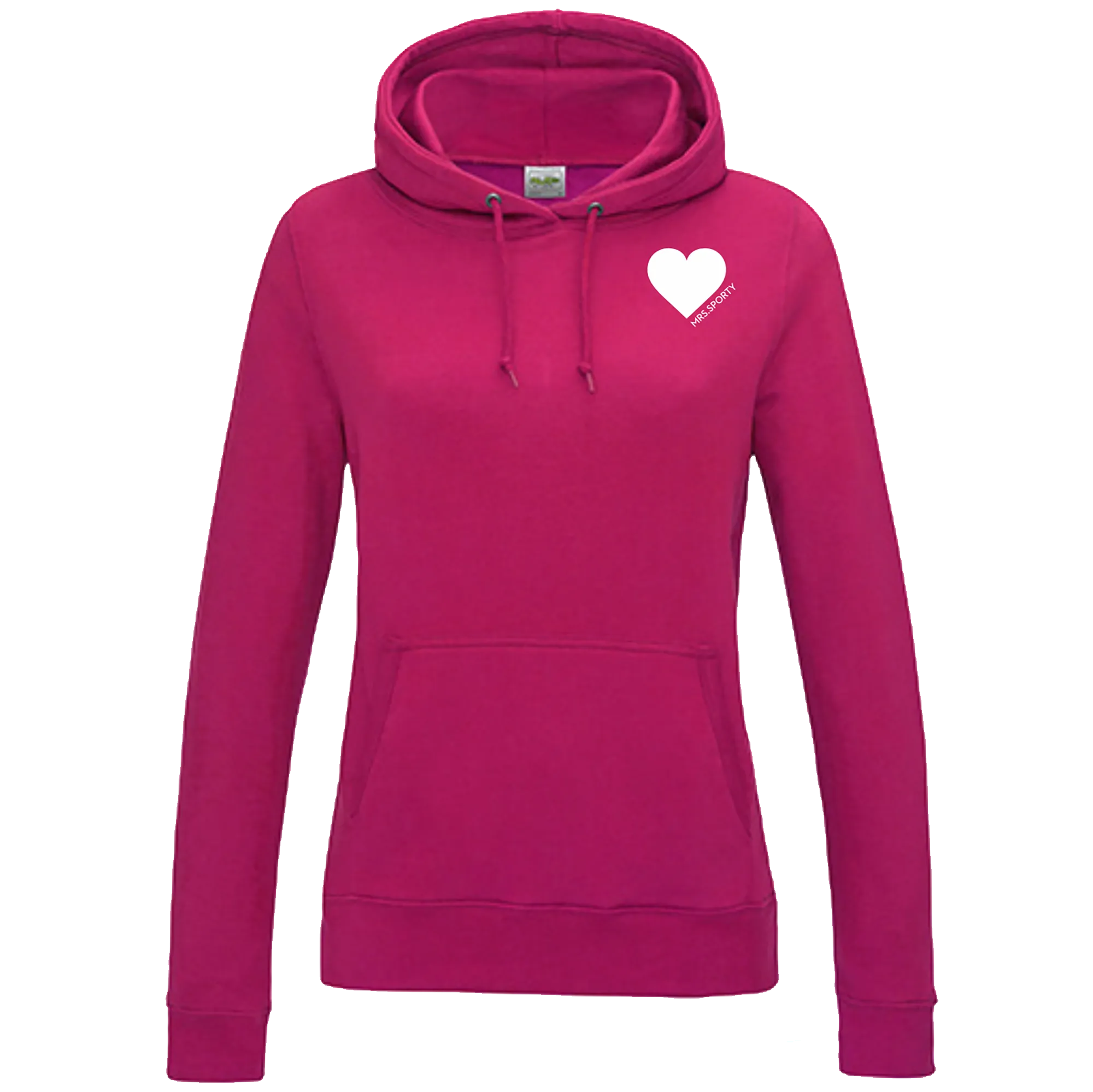 BIGTIME Mrs Sporty | Hoodie pink Damen Front