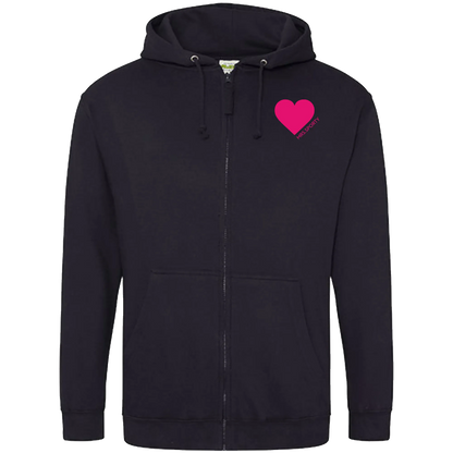 BIGTIME Mrs Sporty | Zip-Jacke mit Kaputze schwarz Damen Front