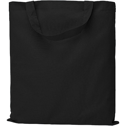 Printwear Baumwoll Bag Kurze Henkel Black 