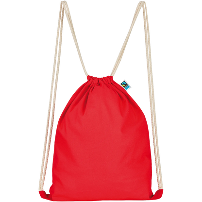 Printwear Fairtrade Baumwoll Gymbag Front