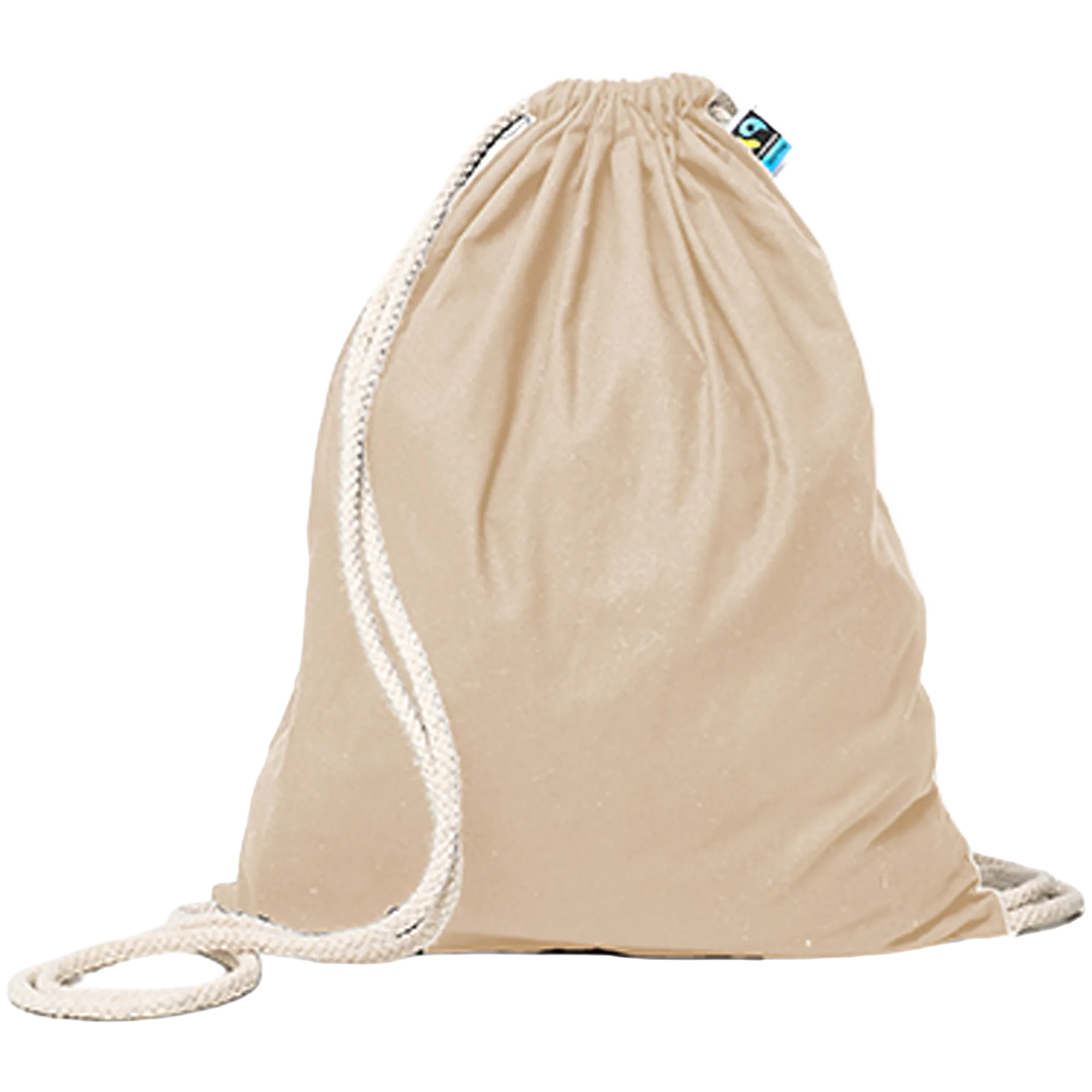 Printwear Fairtrade Baumwoll Gymbag Natural 