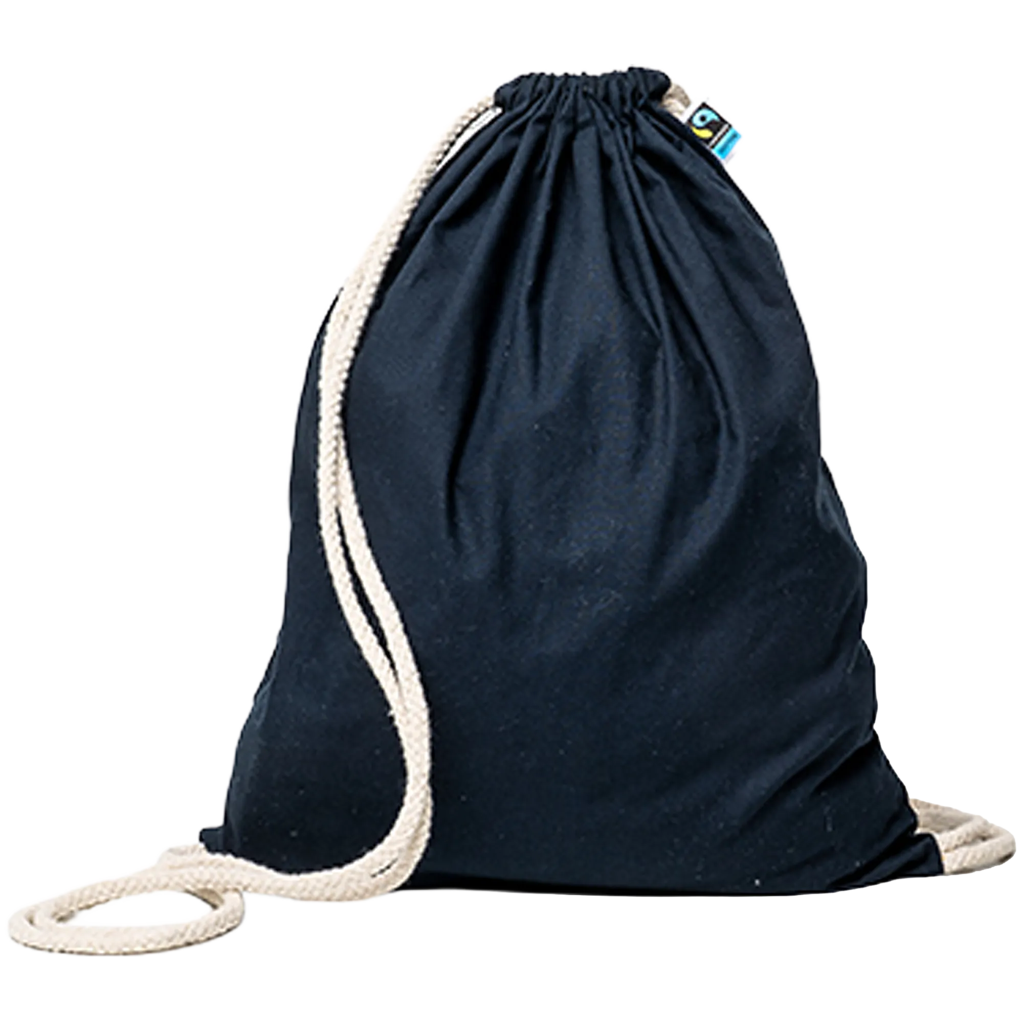 Printwear Fairtrade Baumwoll Gymbag Navy (ca. Pantone 532C) 