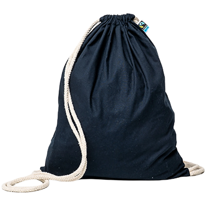 Printwear Fairtrade Baumwoll Gymbag Navy (ca. Pantone 532C) 
