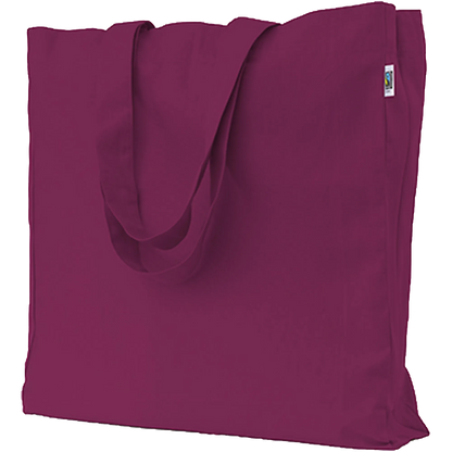 Printwear Fairtrade Baumwoll Oversized Bag Burgundy (ca. Pantone 209 C) 
