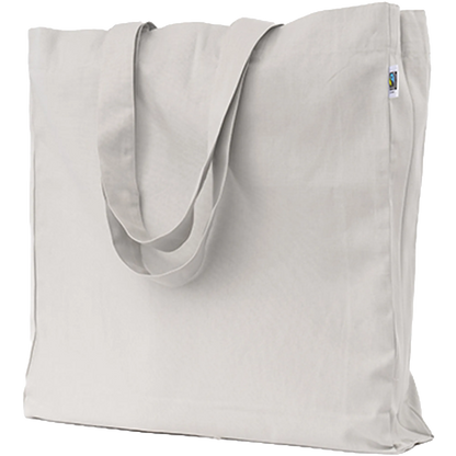 Printwear Fairtrade Baumwoll Oversized Bag Light Grey (ca. Pantone Cool Grey 5C) 