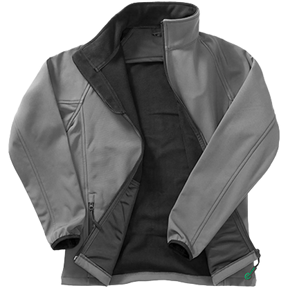Result Recycled Printable Softshell Jacket Damen Charcoal / Black Front 
