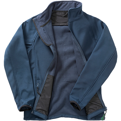 Result Recycled Printable Softshell Jacket Damen Navy / Navy Front 