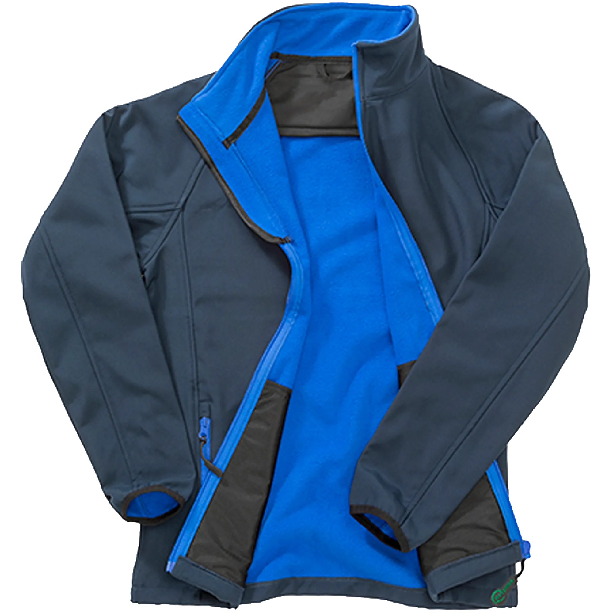 Result Recycled Printable Softshell Jacket Damen Navy / Royal Front 