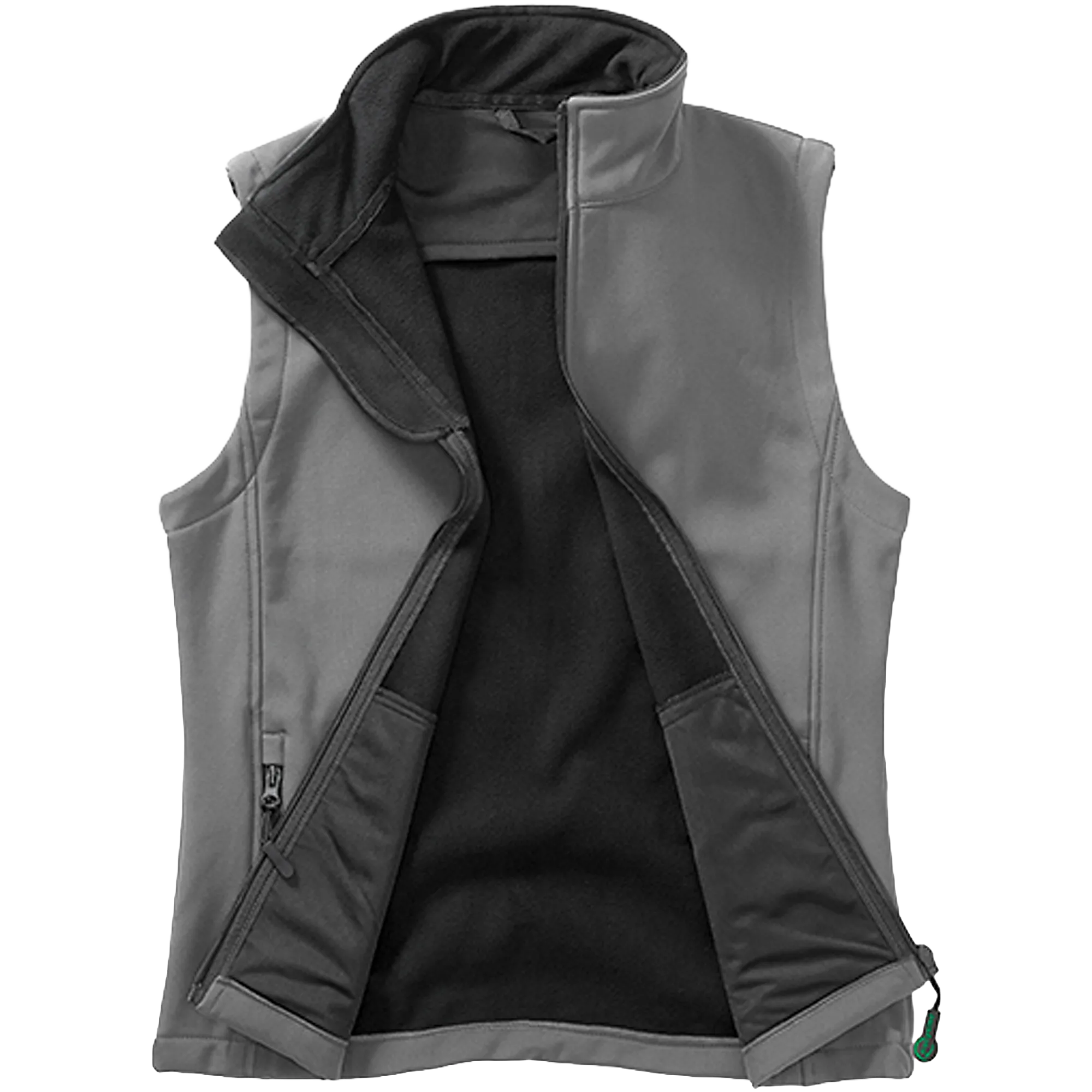 Result Recycled Softshell Weste Herren charcoal-black Front 