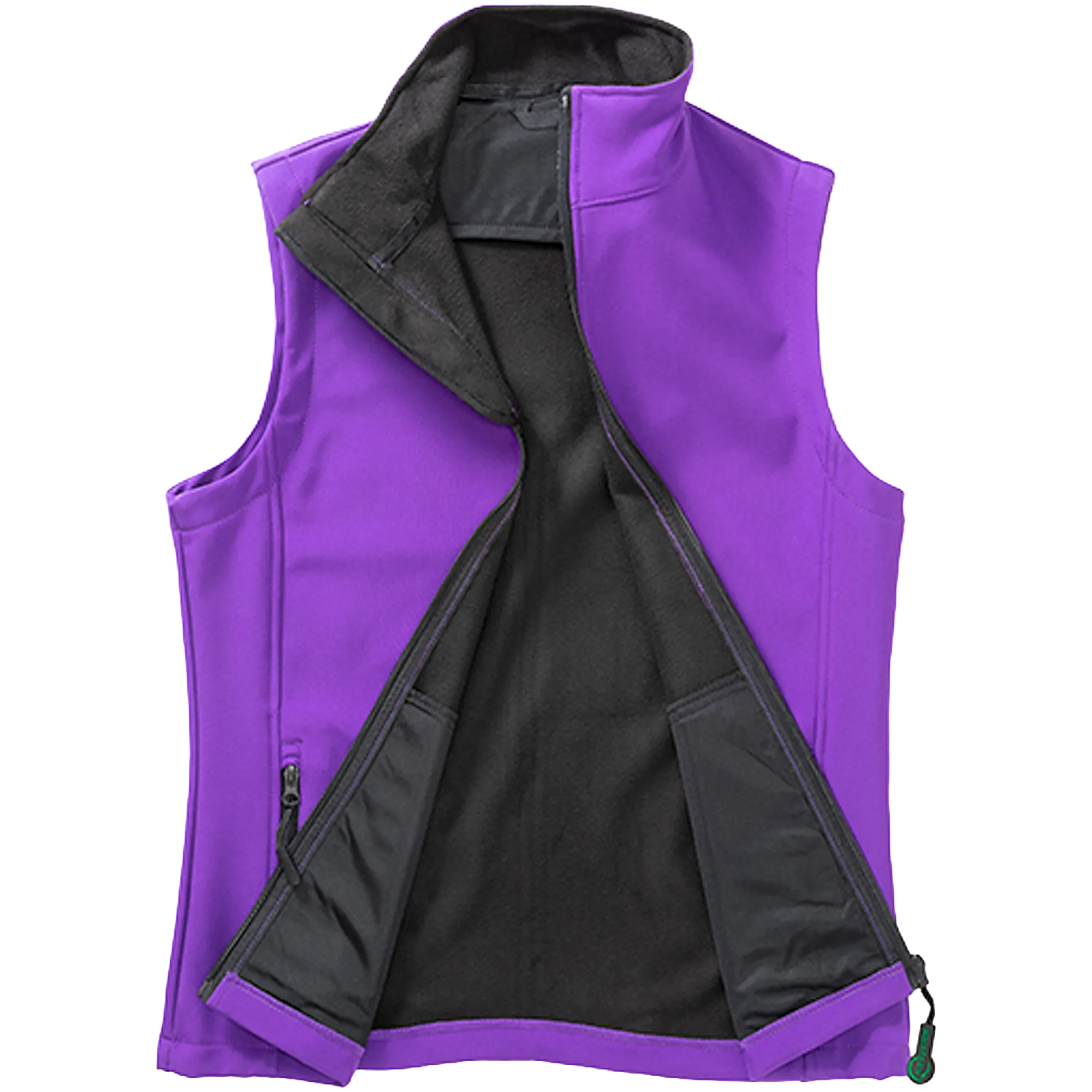 Result Recycled Softshell Weste Herren purple-black Front 