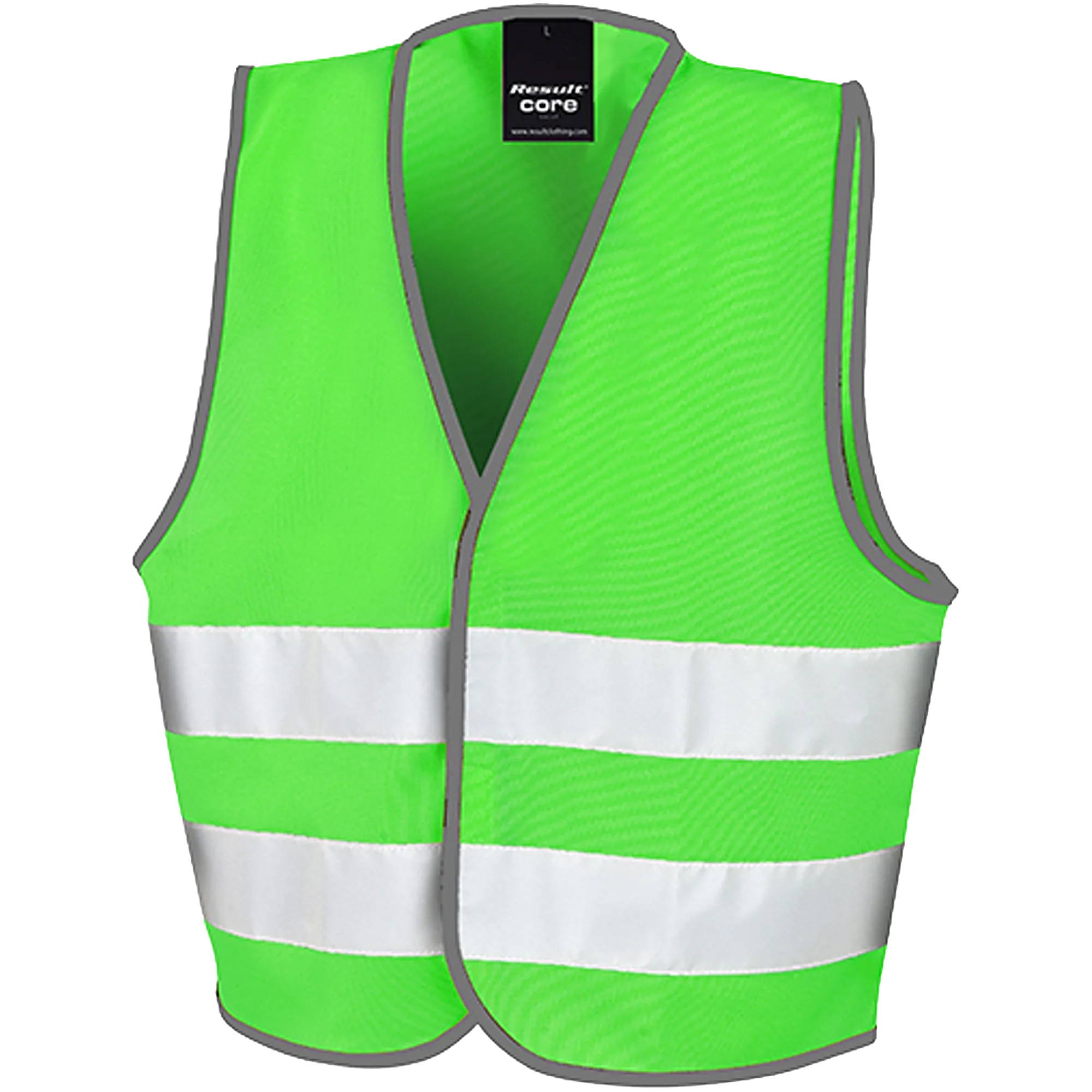 Result SafeGuard Signalweste Kinder lime Front 