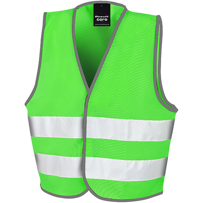 Result SafeGuard Signalweste Kinder lime Front 