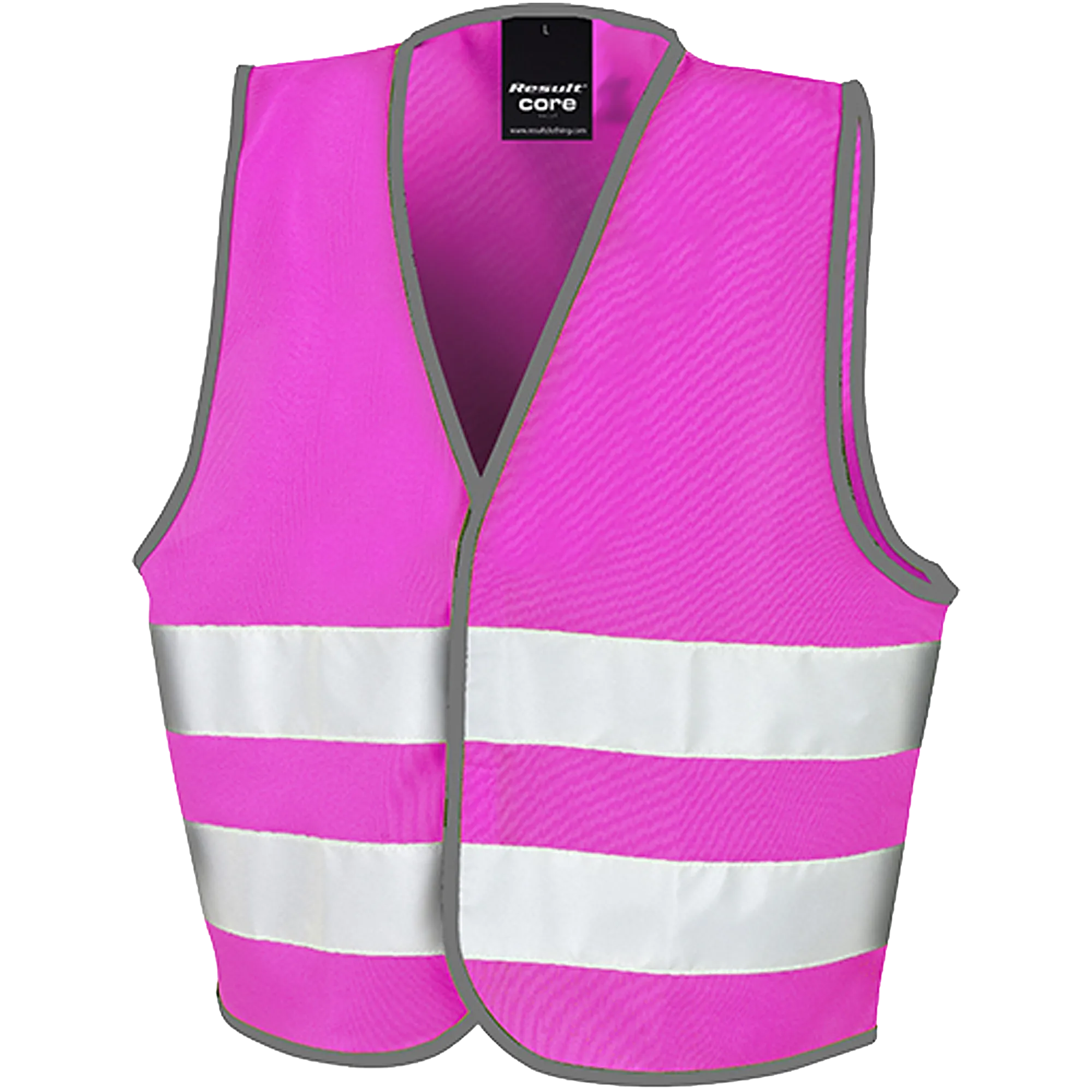 Result SafeGuard Signalweste Kinder pink Front 