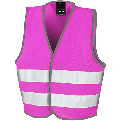 Result SafeGuard Signalweste Kinder pink Front 
