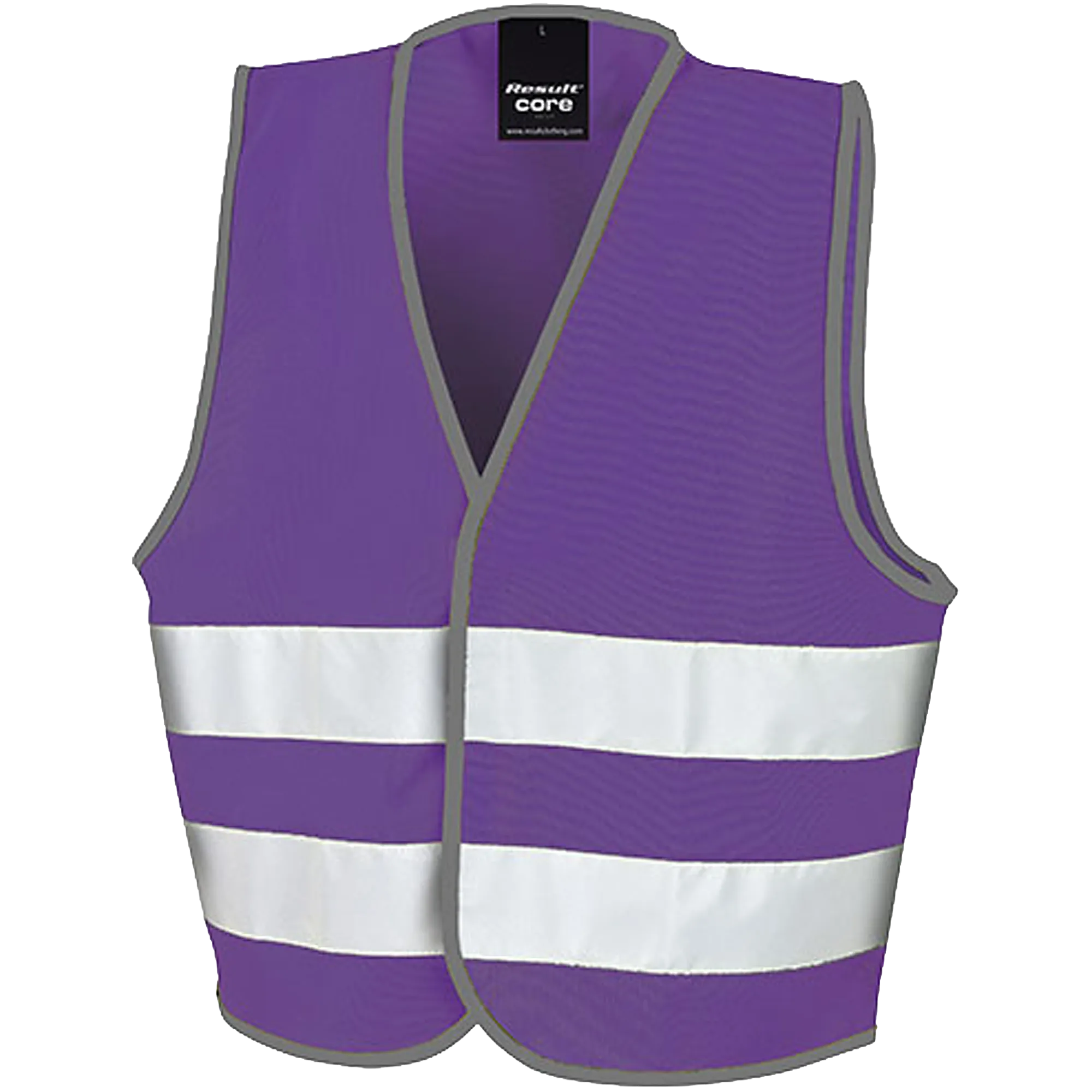 Result SafeGuard Signalweste Kinder purple Front 