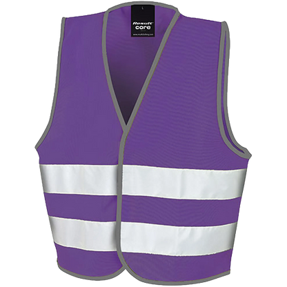 Result SafeGuard Signalweste Kinder purple Front 