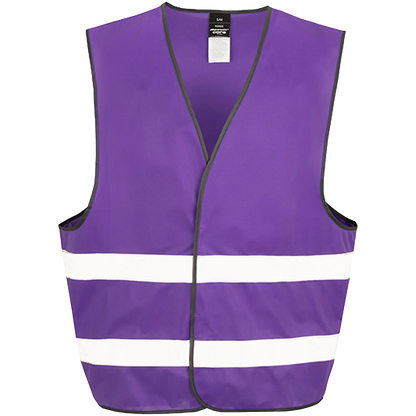 Result SafeGuard Signalweste Unisex purple Front 