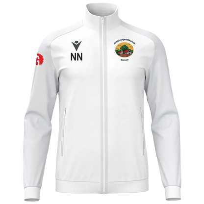 Macron Schützen Börnste | Macron Trainingsjacke Anubis weiß Unisex Front