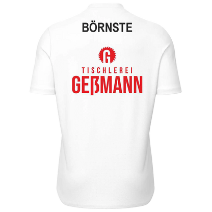 Macron Schützen Börnste | Macron Kurzarmtrikot Void weiß Unisex Rücken