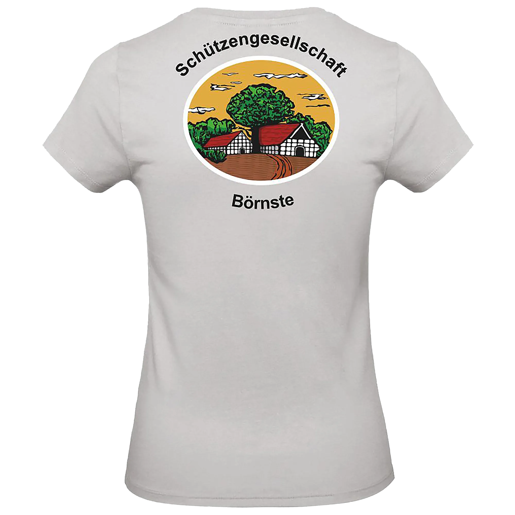 BIGTIME Schützen Börnste | T-Shirt Damen grau Front 