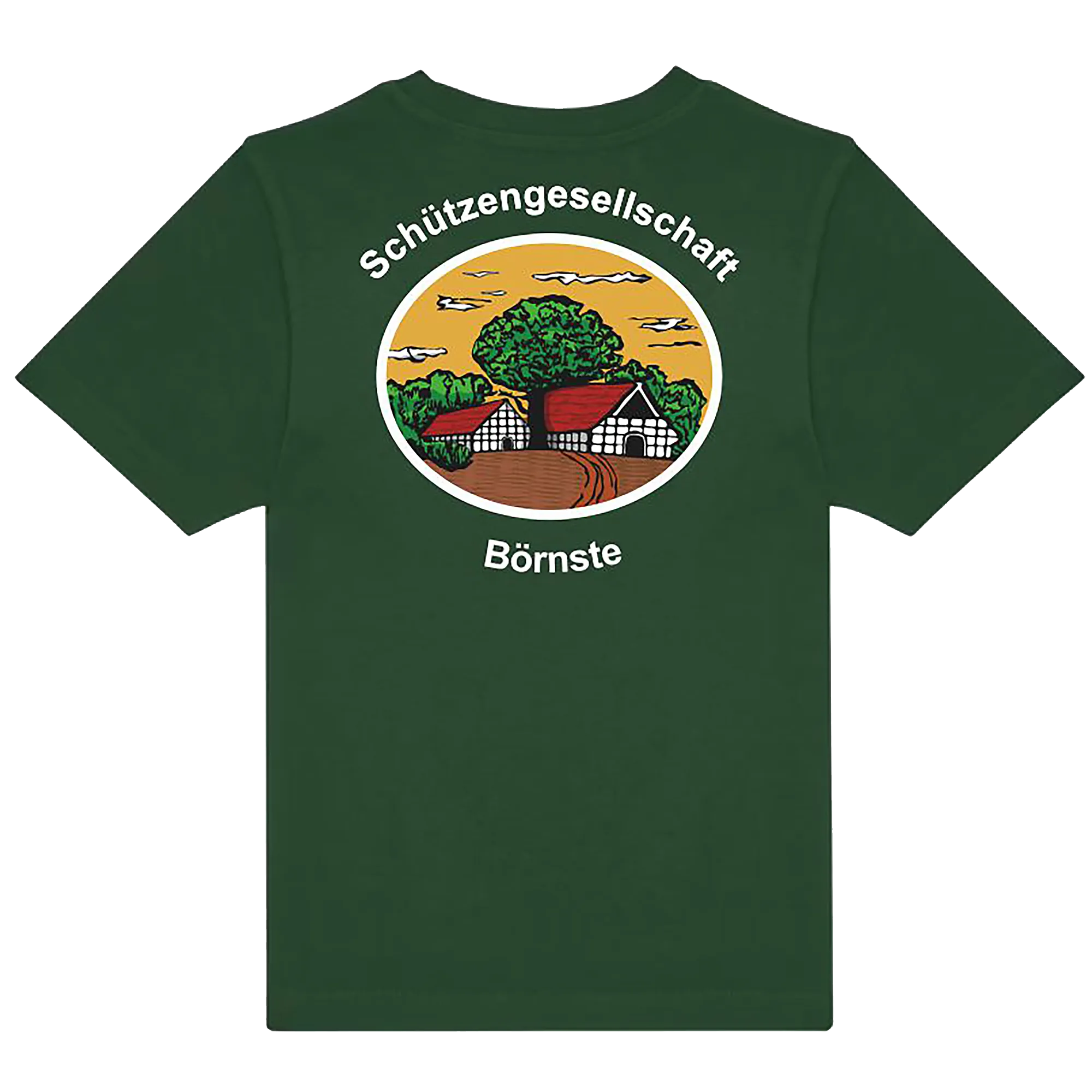 BIGTIME Schützen Börnste | T-Shirt Kinder gruen Rücken 