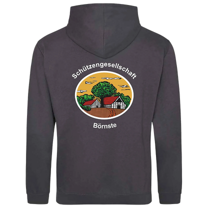 BIGTIME Schützen Börnste | Hoodie Herren grau Front 