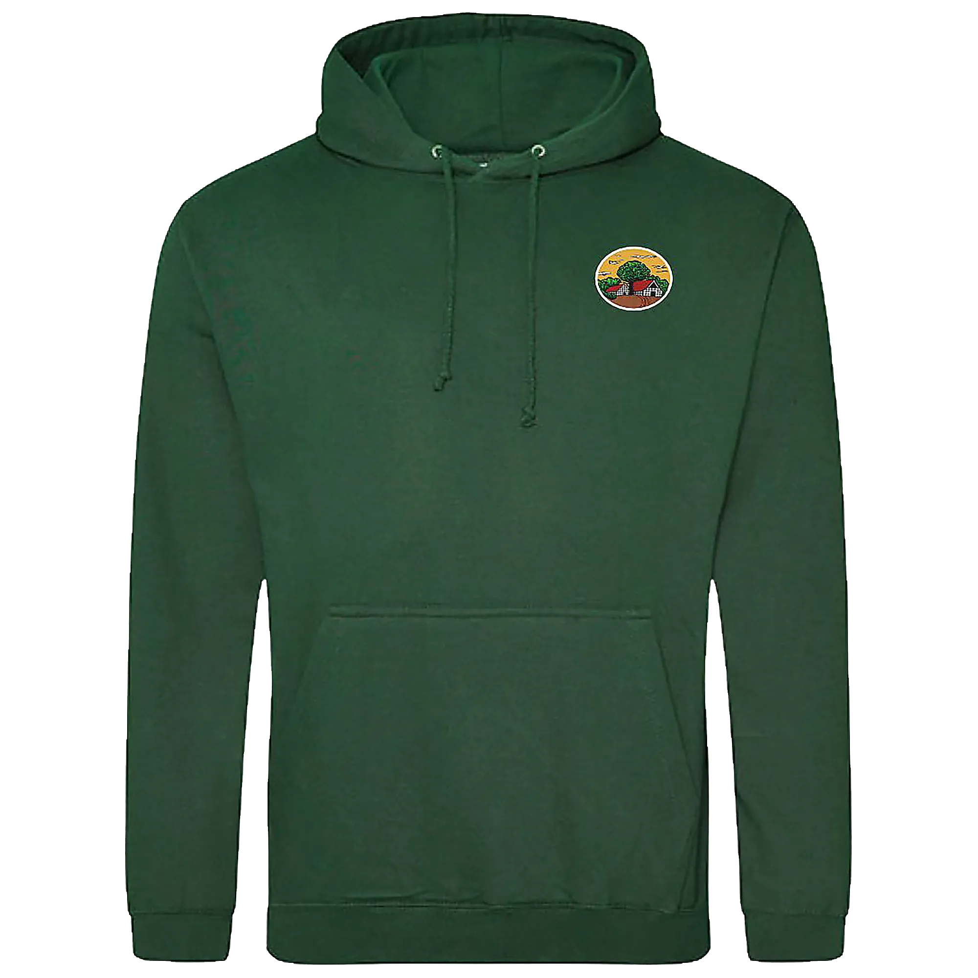 BIGTIME Schützen Börnste | Hoodie Herren gruen Rücken 