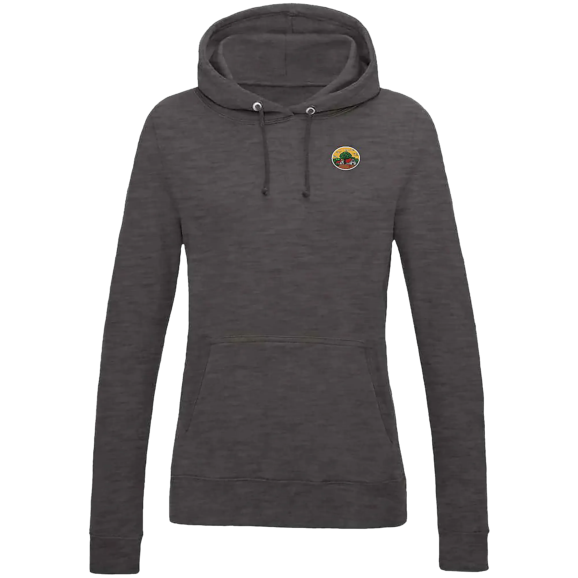 BIGTIME Schützen Börnste | Hoodie Damen grau Front #farbe_grau