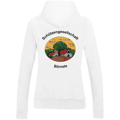 BIGTIME Schützen Börnste | Hoodie Damen weiss Front 