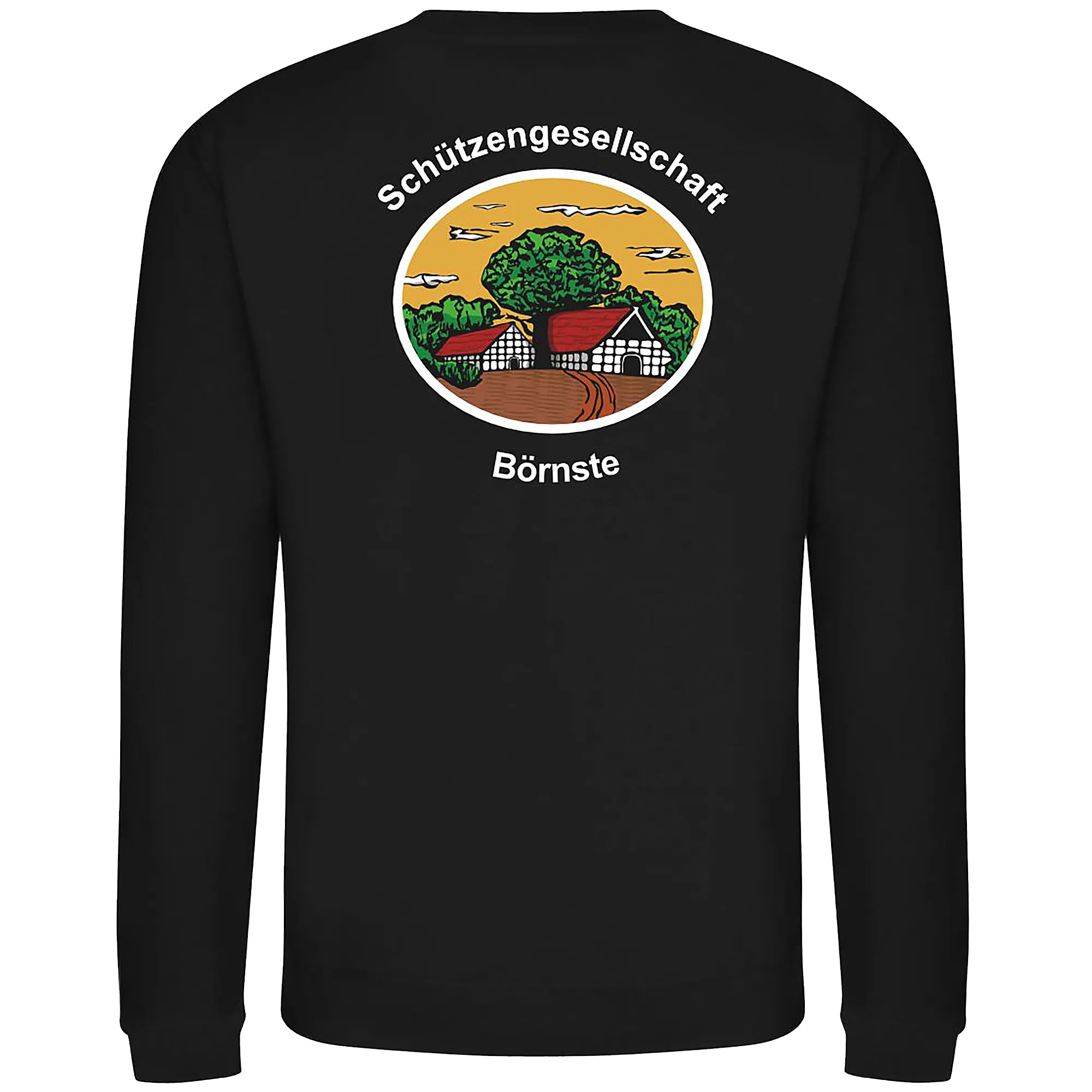 BIGTIME Schützen Börnste | Sweatshirt Damen schwarz Front #farbe_schwarz