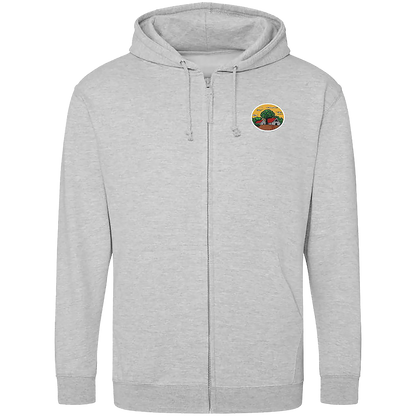 BIGTIME Schützen Börnste | Zip-Jacke Herren grau Rücken 