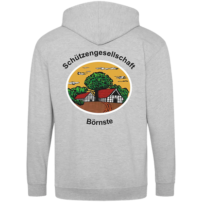 BIGTIME Schützen Börnste | Zip-Jacke Herren grau Front 