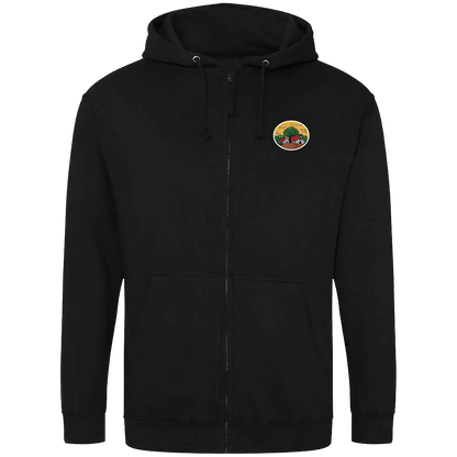 BIGTIME Schützen Börnste | Zip-Jacke Herren schwarz Front 