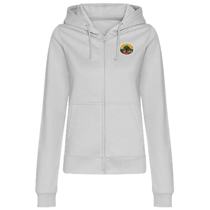 BIGTIME Schützen Börnste | Zip-Jacke Damen grau Rücken 