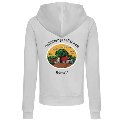 BIGTIME Schützen Börnste | Zip-Jacke Damen grau Front 