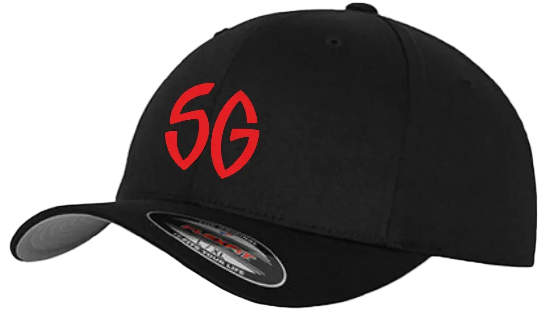 BIGTIME SG Sendenhorst FLEXFIT Cap schwarz Rücken #farbe_schwarz-rot