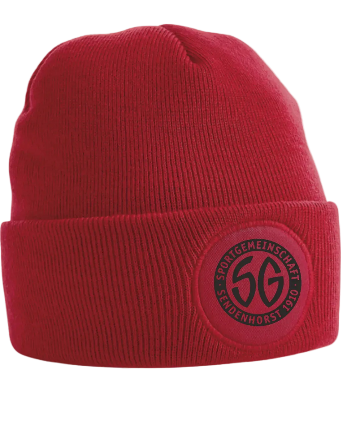 BIGTIME SG Sendenhorst Beanie rot Front #farbe_rot