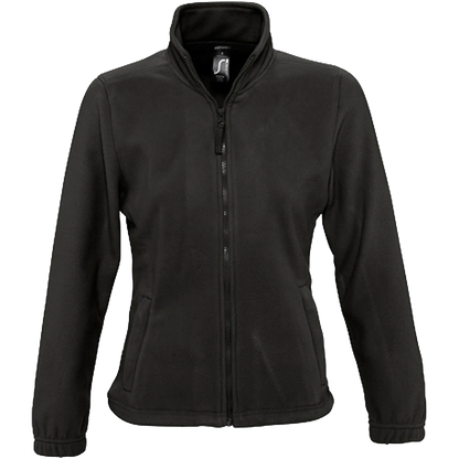 SOL´S Fleecejacke North Damen Black Front 