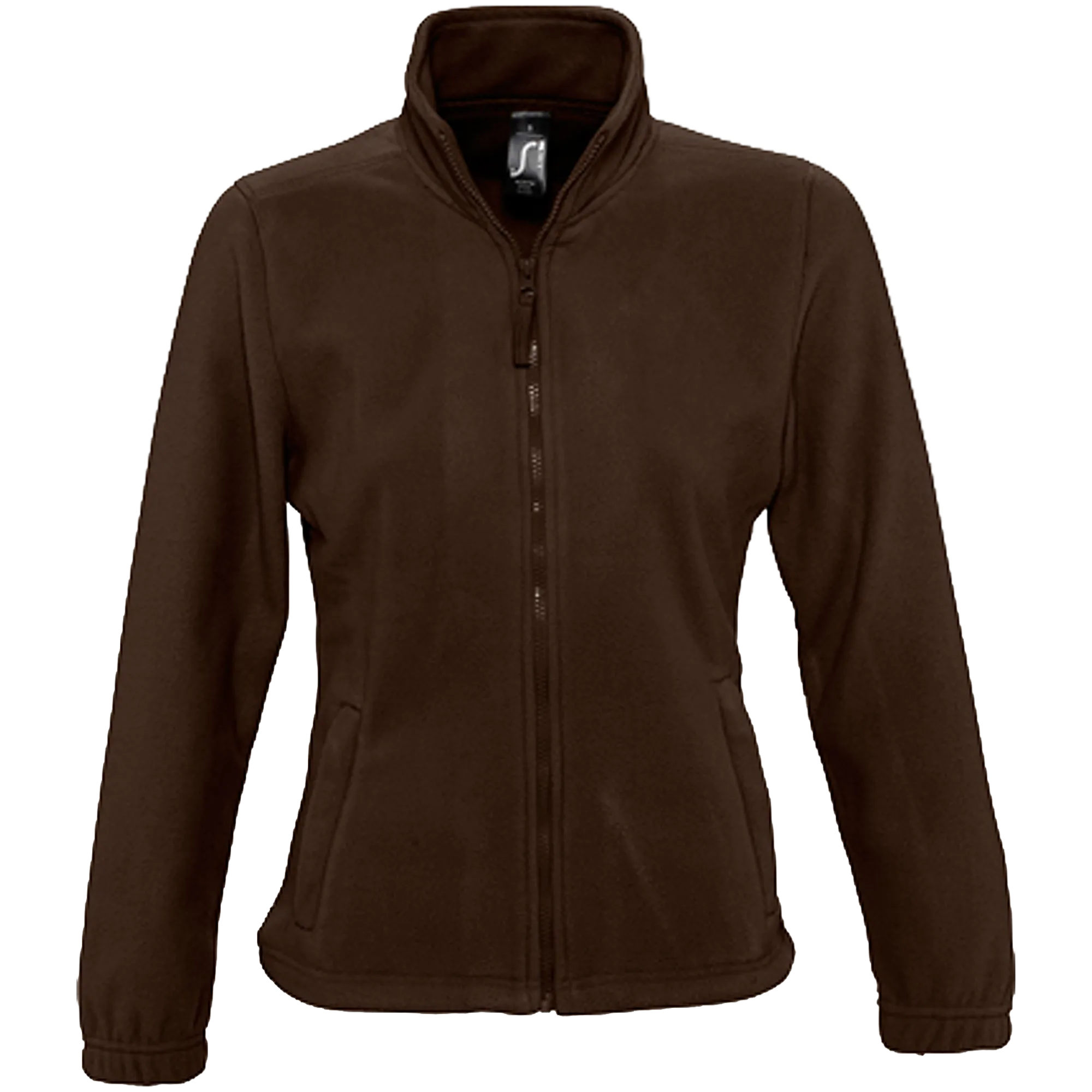 SOL´S Fleecejacke North Damen Dark Chocolate Front 
