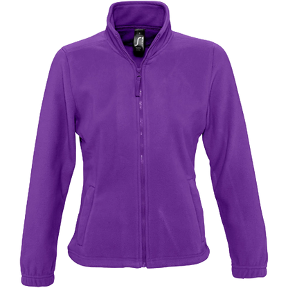SOL´S Fleecejacke North Damen Dark Purple Front 