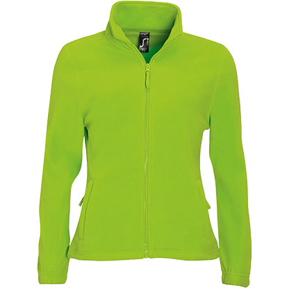 SOL´S Fleecejacke North Damen Lime Front 