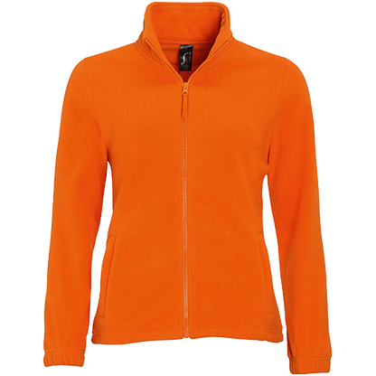 SOL´S Fleecejacke North Damen Orange Front 