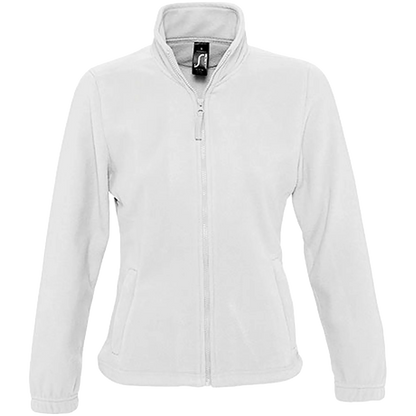 SOL´S Fleecejacke North Damen White Front 