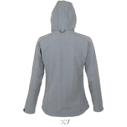 SOL´S Hooded Softshell Jacket Replay Damen Rücken