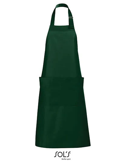 SOL´S Latzschürze Gala Bottle Green Front 