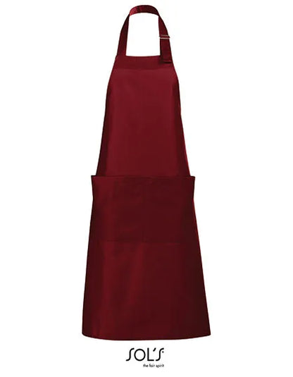 SOL´S Latzschürze Gala Burgundy Front 