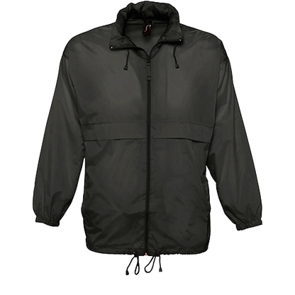 SOL´S Windbreaker Surf Unisex Black Front 