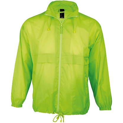 SOL´S Windbreaker Surf Unisex Neon Lime Front 