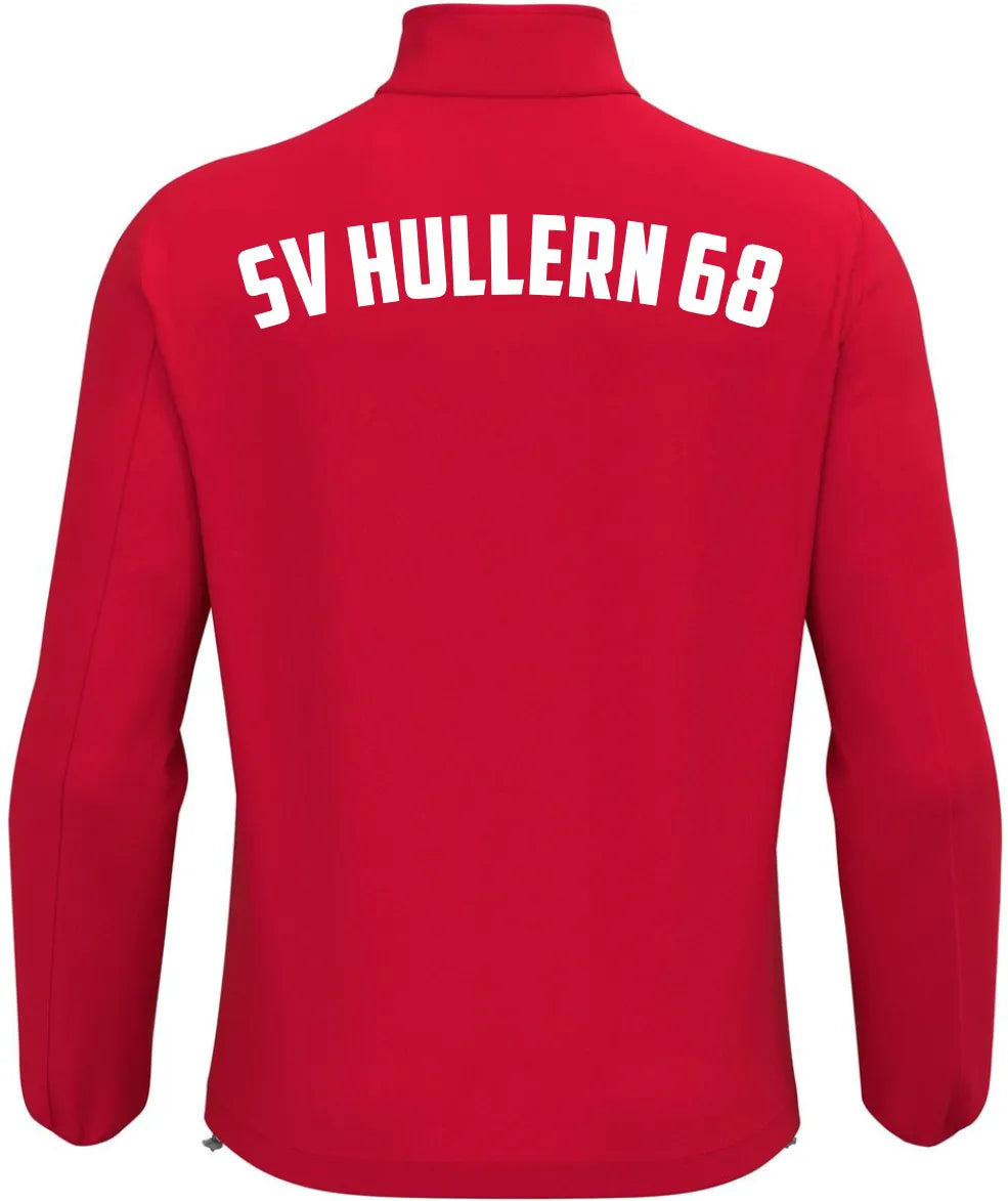 Macron SV Hullern 1968 | Macron Havel 1/4-Zip Pullover Unisex rot Rücken 